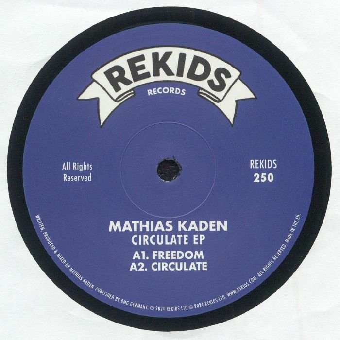 KADEN, Mathias - Circulate EP vinyl sleeve