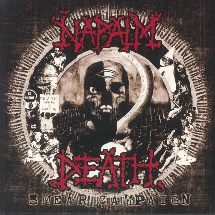 NAPALM DEATH - Smear Campaign (reissue) vinyl sleeve