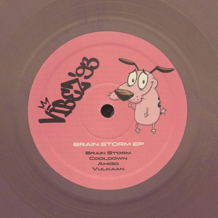 VIBEZ 93 - Brain Storm EP vinyl sleeve