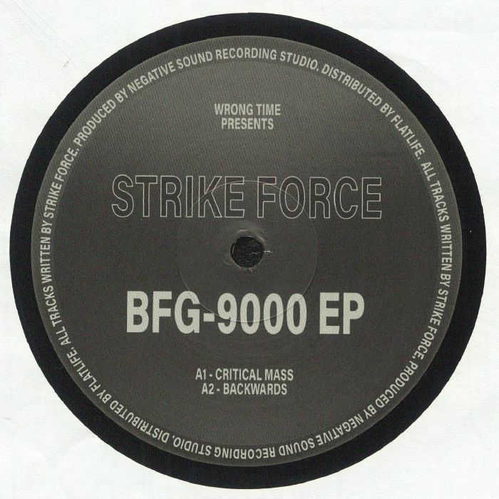 STRIKE FORCE - BFG 9000 EP vinyl sleeve