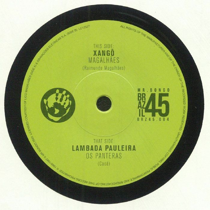 Magalhães / Os Panteras - Xangô / Lambada Pauleira vinyl sleeve