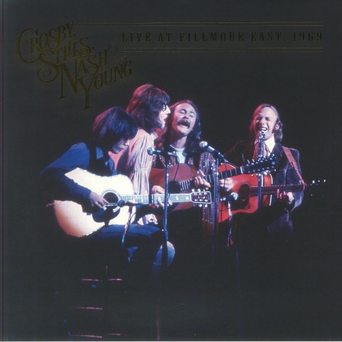 CROSBY STILLS NASH & YOUNG - Live At Fillmore East 1969 vinyl sleeve