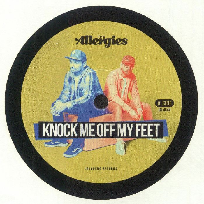ALLERGIES, The - Knock Me Off My Feet vinyl sleeve