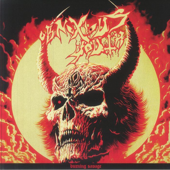 OBNOXIOUS YOUTH - Burning Savage vinyl sleeve