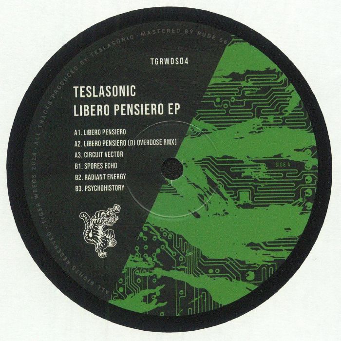 TESLASONIC - Libero Pensiero EP vinyl sleeve