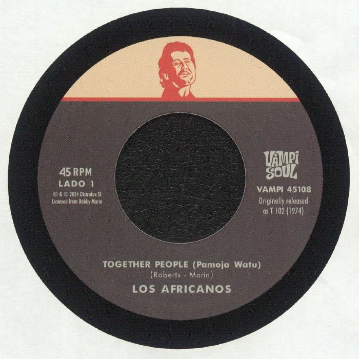 LOS AFRICANOS - Together People (Pamoja Watu) (reissue) vinyl sleeve