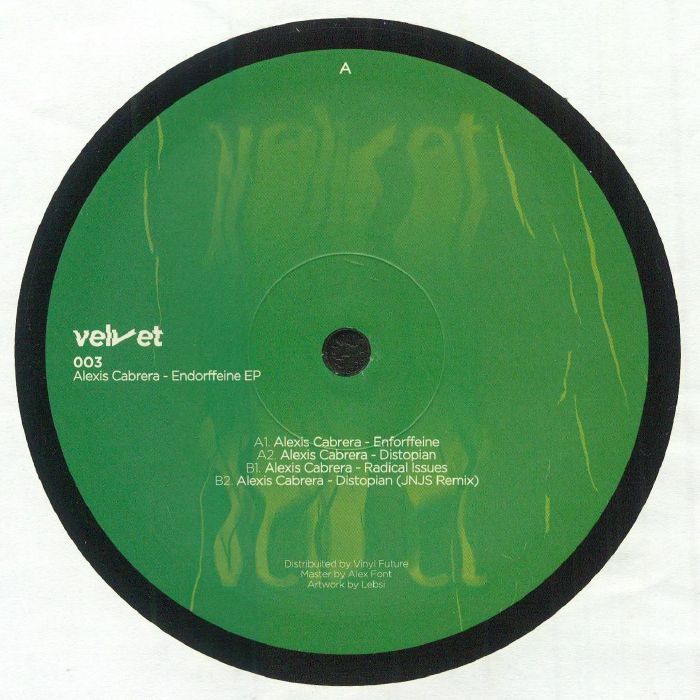 CABRERA, Alexis - Endorffeine EP vinyl sleeve