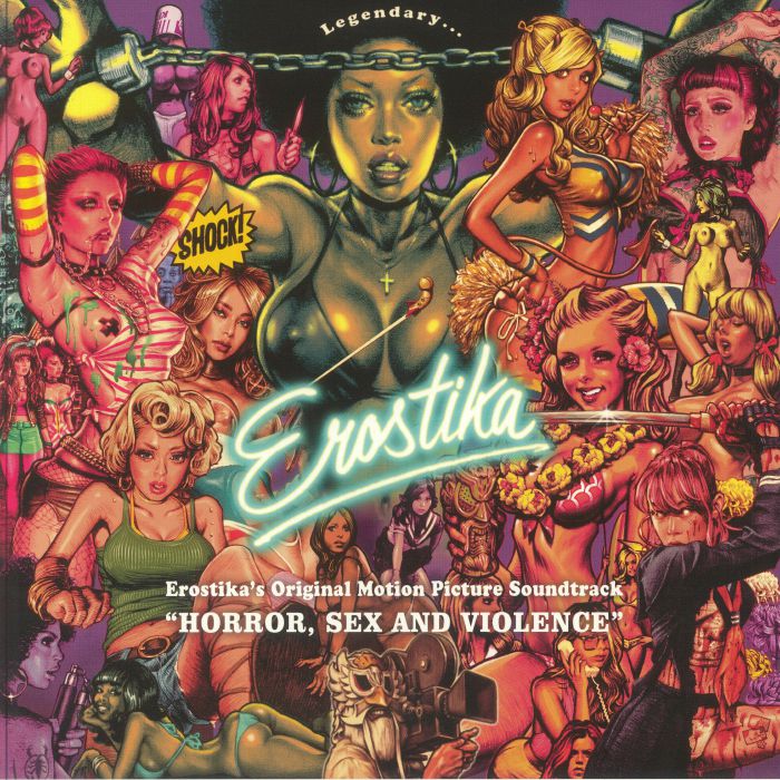 VARIOUS - Horror Sex & Violence (Soundtrack) vinyl sleeve