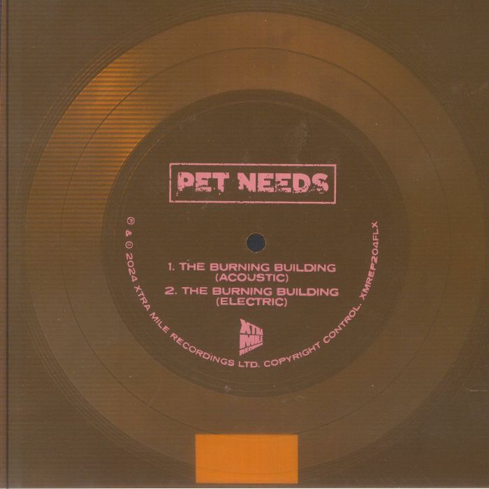 PET NEEDS - The Burning Building vinyl sleeve