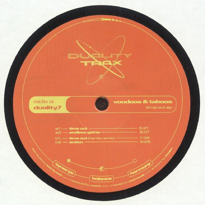 VOODOOS & TABOOS - Time Out EP vinyl sleeve