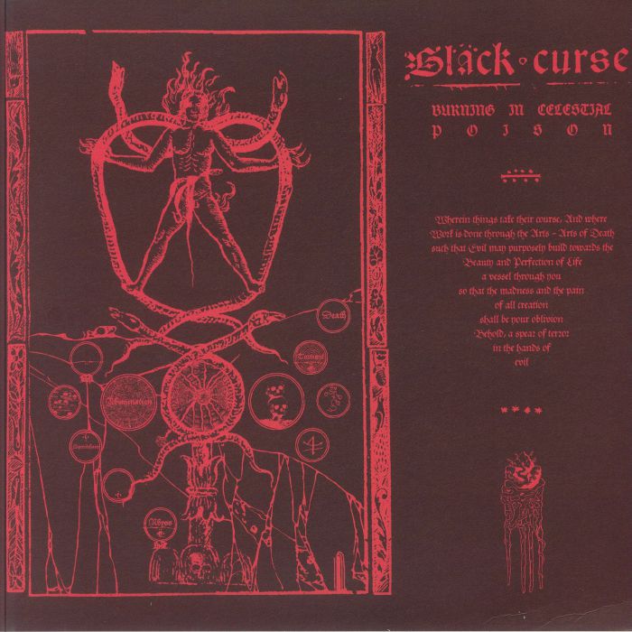 BLACK CURSE - Burning In Celestial Poison vinyl sleeve
