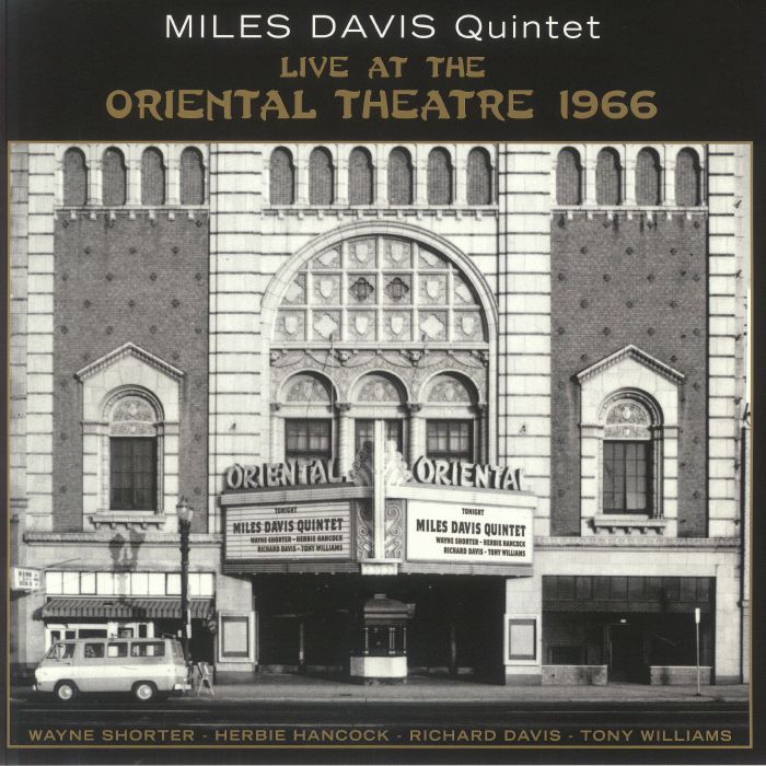 MILES DAVIS QUINTET - Live At The Oriental Theatre 1966 vinyl sleeve