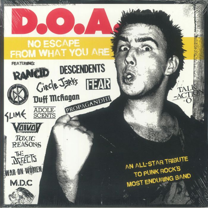 VARIOUS - DOA: No Escape From What You Are vinyl sleeve