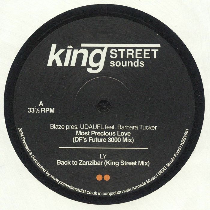 BLAZE presents UDAUFL/LY/MOOD II SWING/ANANDA PROJECT - King Street Sounds Sampler Vol 1 vinyl sleeve