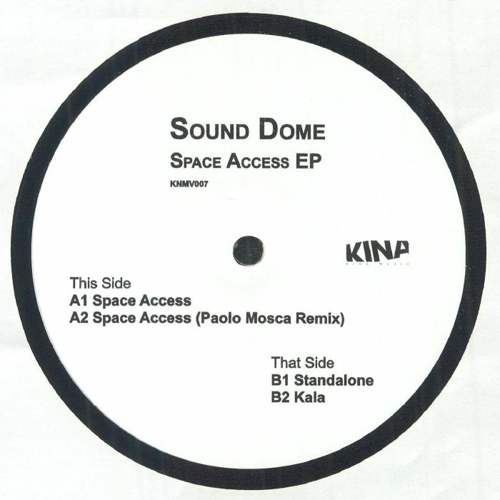 SOUND DOME - Space Access EP vinyl sleeve