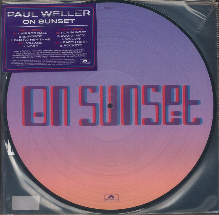 WELLER, Paul - On Sunset vinyl sleeve