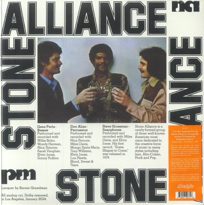 STONE ALLIANCE - Stone Alliance (remastered) vinyl sleeve