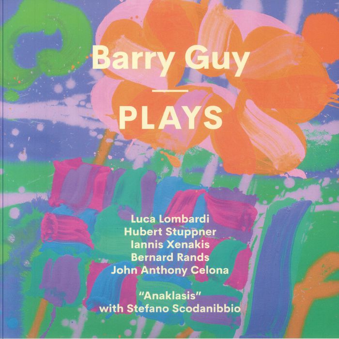 GUY, Barry - Plays vinyl sleeve