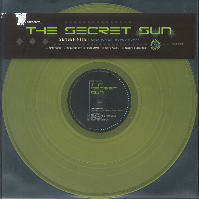 SENSEFINITE - The Secret Sun: Creation Of The Posthuman vinyl sleeve