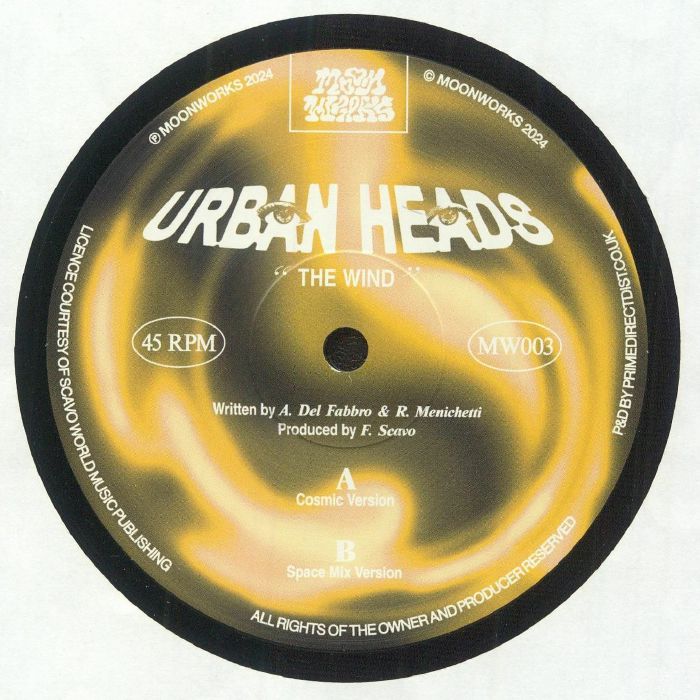 URBAN HEADS - The Wind vinyl sleeve
