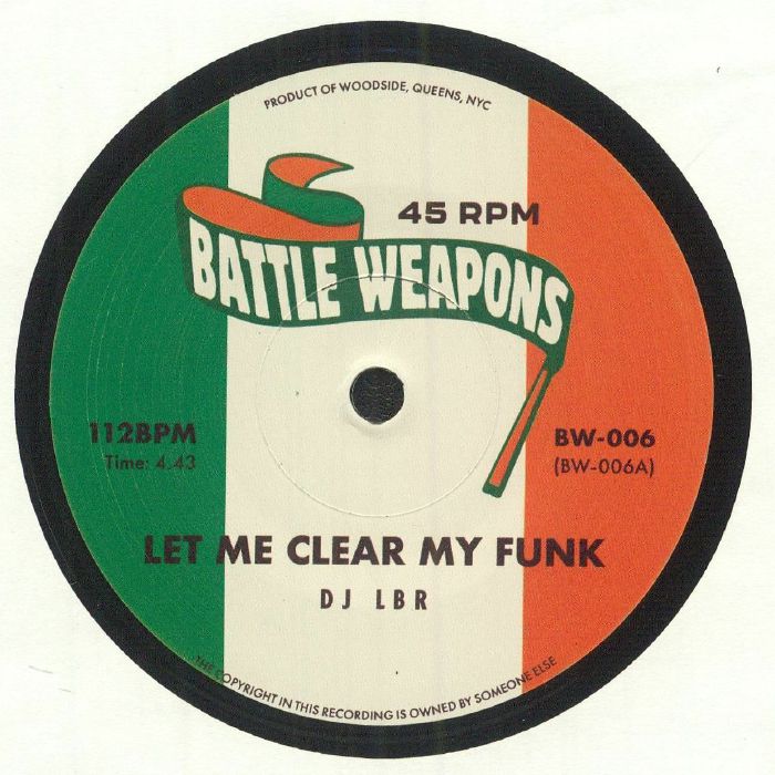 DJ LBR/DC'S FINEST - Battle Weapons Vol 6 vinyl sleeve