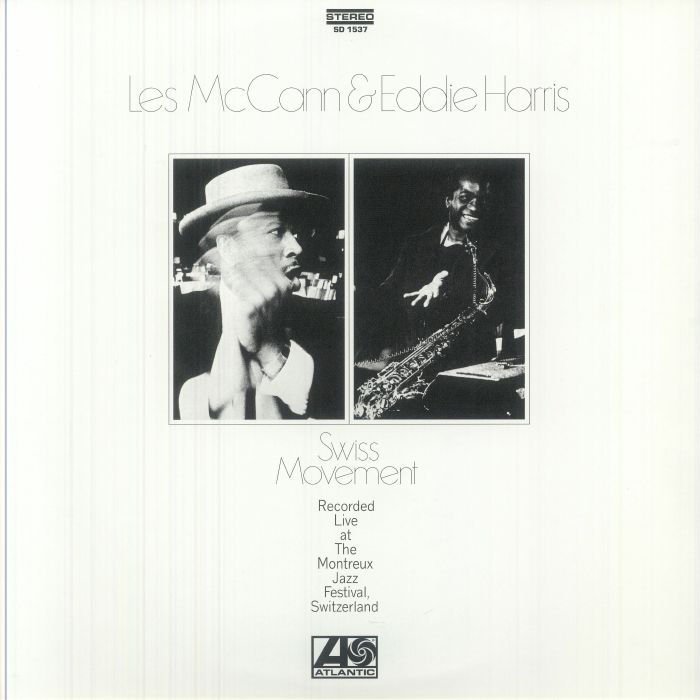 McCANN, Les/EDDIE HARRIS - Swiss Movement vinyl sleeve