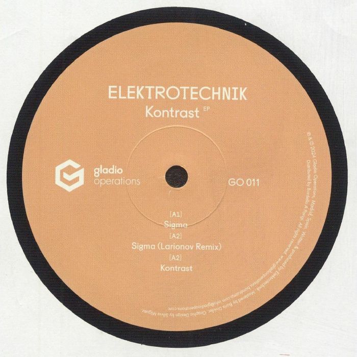 ELEKTROTECHNIK - Kontrast EP vinyl sleeve