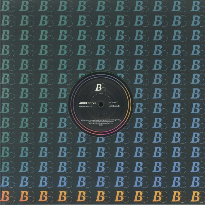 AKIHI DRIVE - Press 0 EP vinyl sleeve