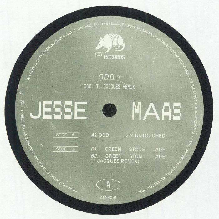 MAAS, Jesse - Odd EP vinyl sleeve