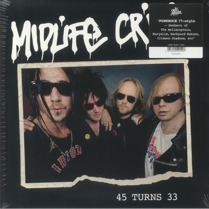 MIDLIFE CRISIS - 45 Turns 33 vinyl sleeve