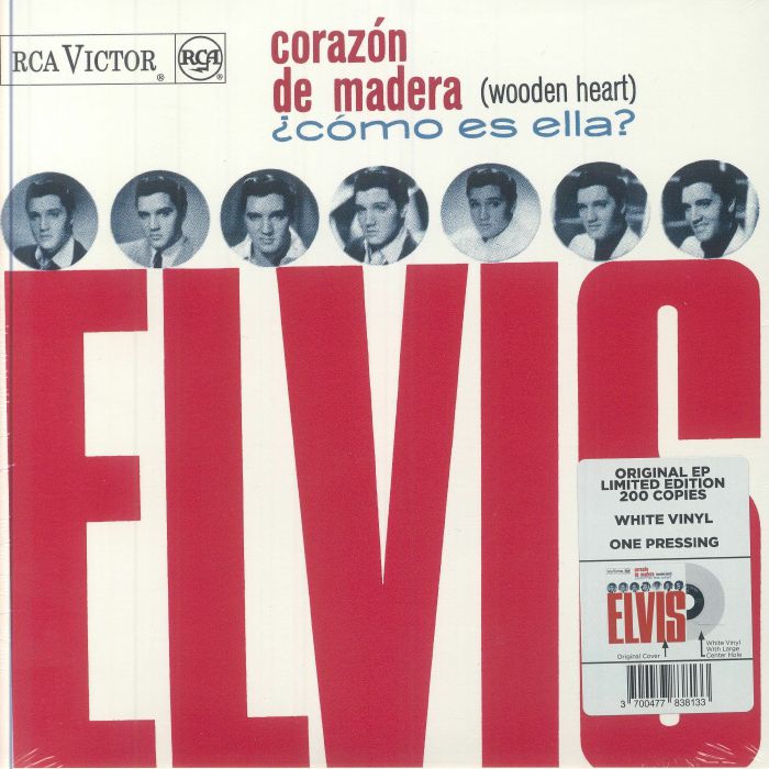 PRESLEY, Elvis - Corazon De Madera (reissue) vinyl sleeve