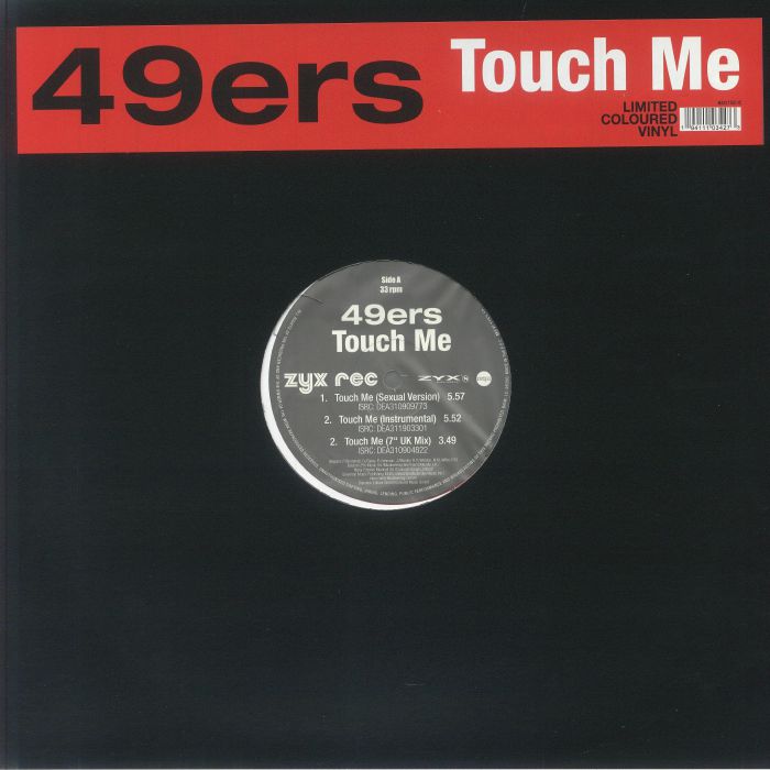 49ERS - Touch Me (reissue) vinyl sleeve