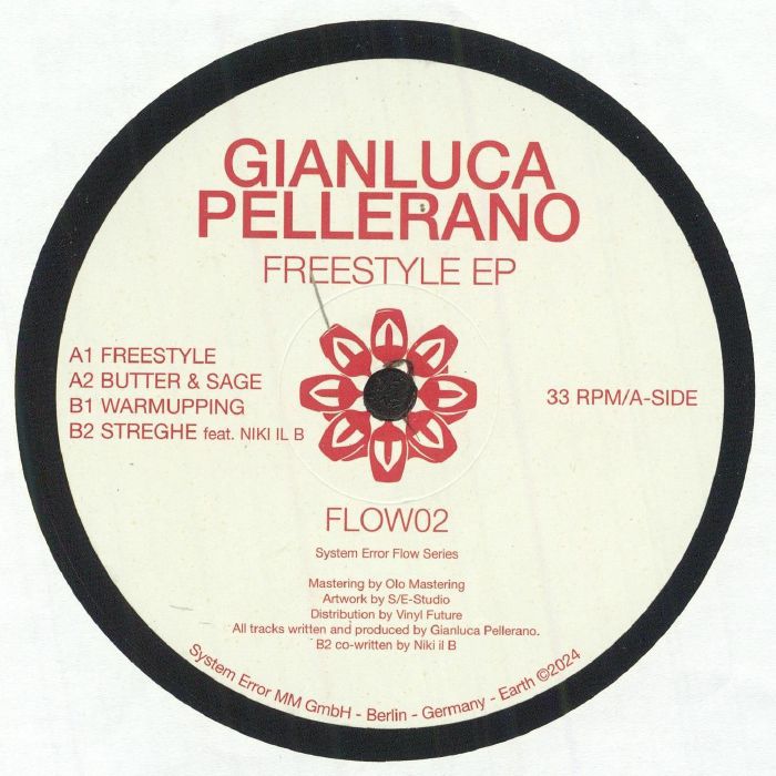 PELLERANO, Gianluca - Freestyle EP vinyl sleeve