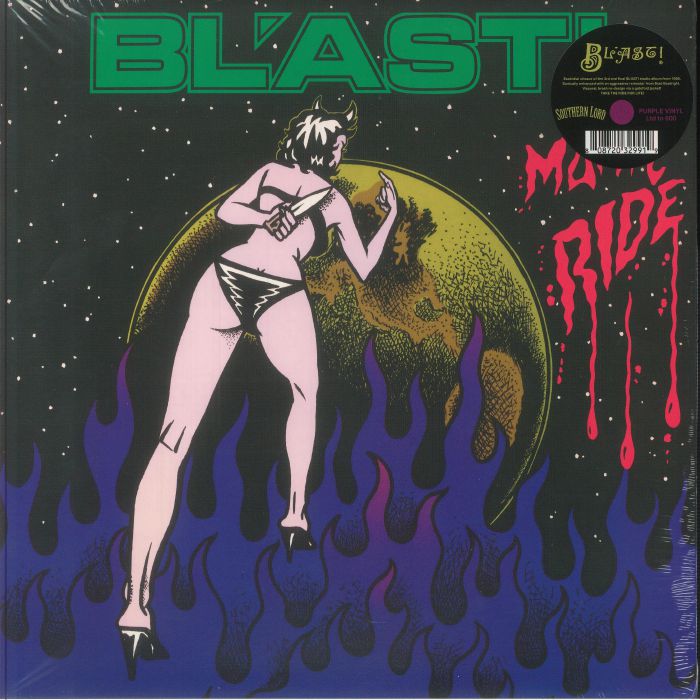 BL'AST! - Manic Ride vinyl sleeve