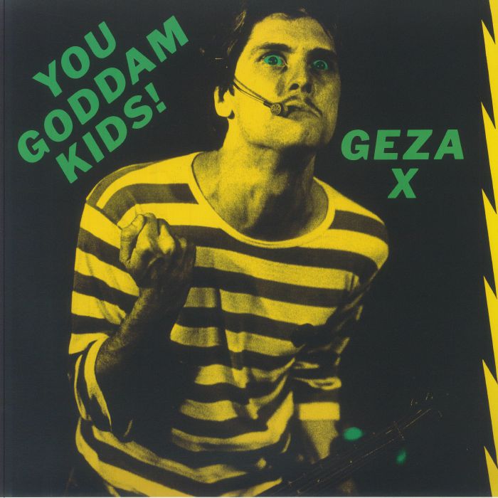 GEZA X - You Goddamn Kids! (remastered) vinyl sleeve