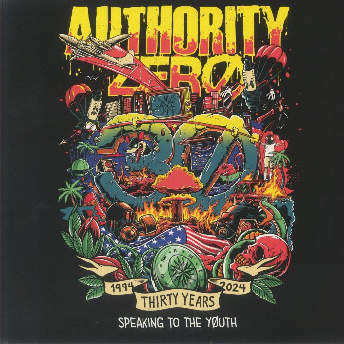AUTHORITY ZERO - 30 Years Speaking To The Youth vinyl sleeve