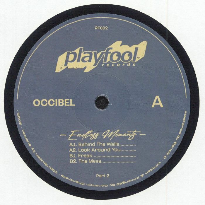 OCCIBEL - Endless Moments Part 2 vinyl sleeve