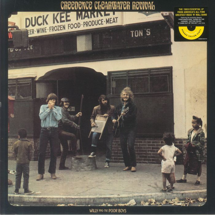 CREEDENCE CLEARWATER REVIVAL - Willy & The Poor Boys (reissue) vinyl sleeve