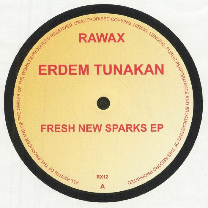 TUNAKAN, Erdem - Fresh New Sparks EP vinyl sleeve