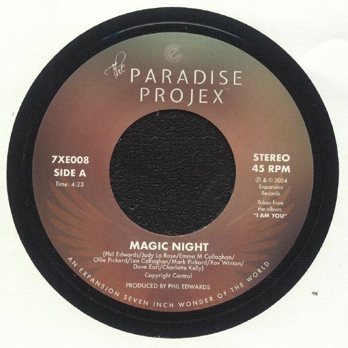 PARADISE PROJEX, The - Magic Night vinyl sleeve