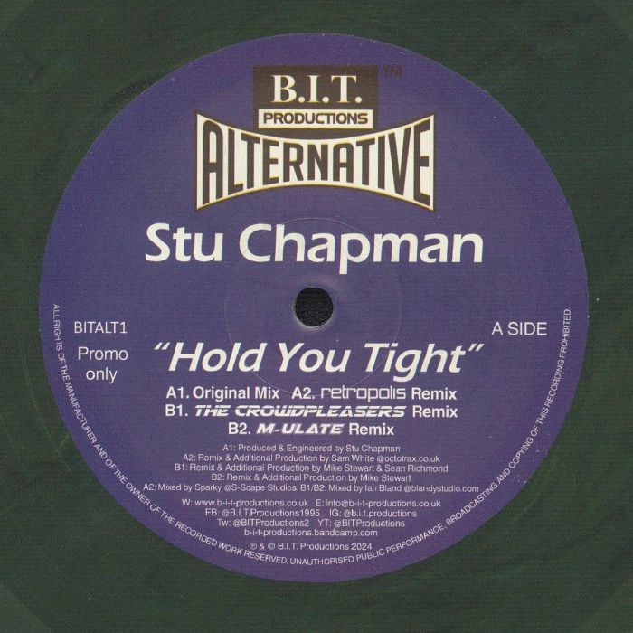 CHAPMAN, Stu - Hold You Tight vinyl sleeve