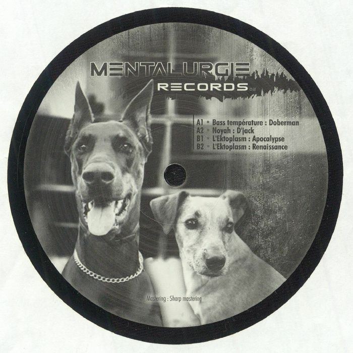 BASS TEMPERATURE/NOYAH/L'EKTOPLASM - Doberman vinyl sleeve