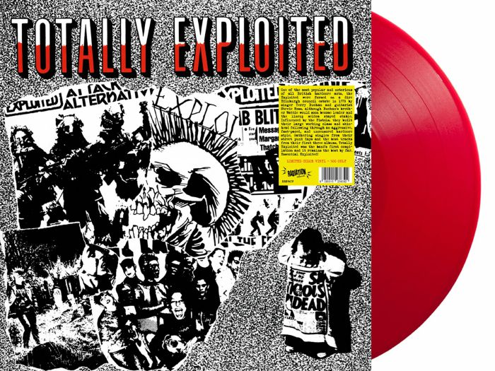 EXPLOITED, The - Totally Exploited (reissue) vinyl sleeve