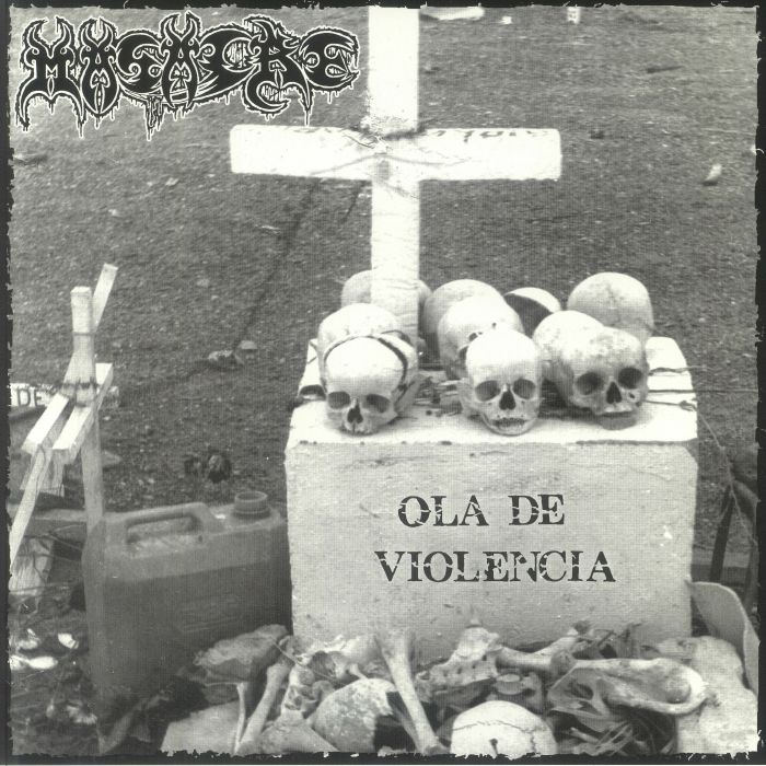 MASACRE - Ola De Violencia (reissue) vinyl sleeve