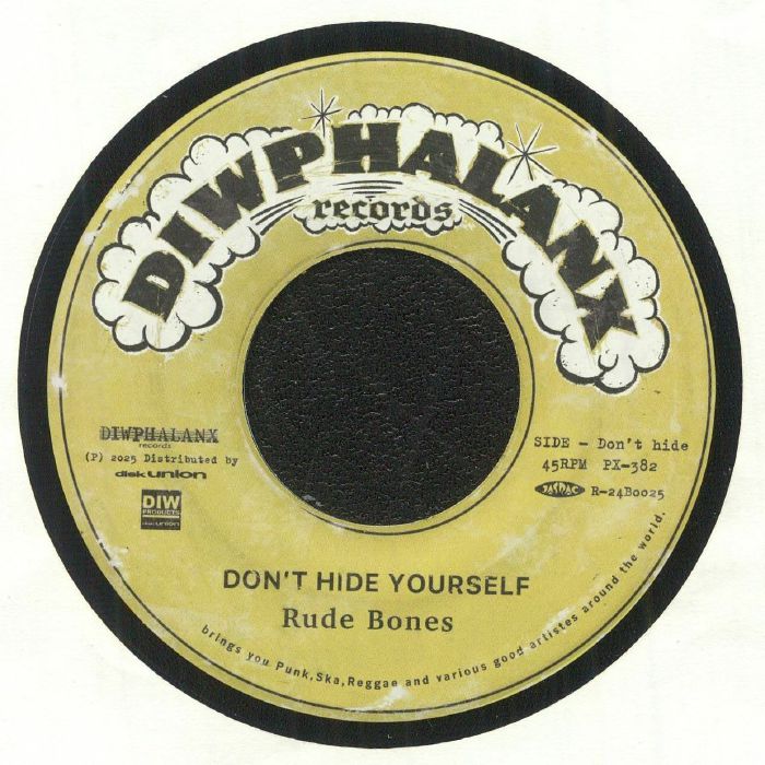 RUDE BONES - Don't Hide Yourself vinyl sleeve