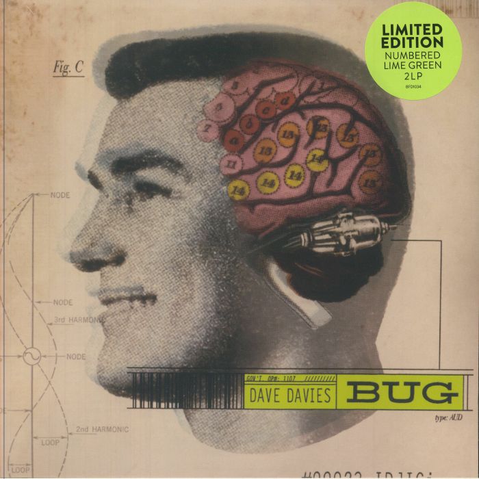 DAVIES, Dave - Bug (reissue) vinyl sleeve