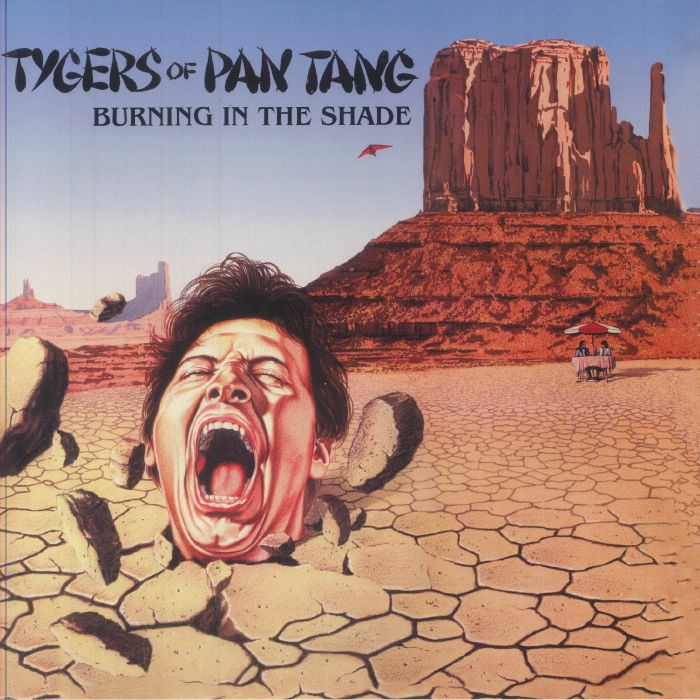 TYGERS OF PAN TANG - Burning In The Shade (reissue) vinyl sleeve