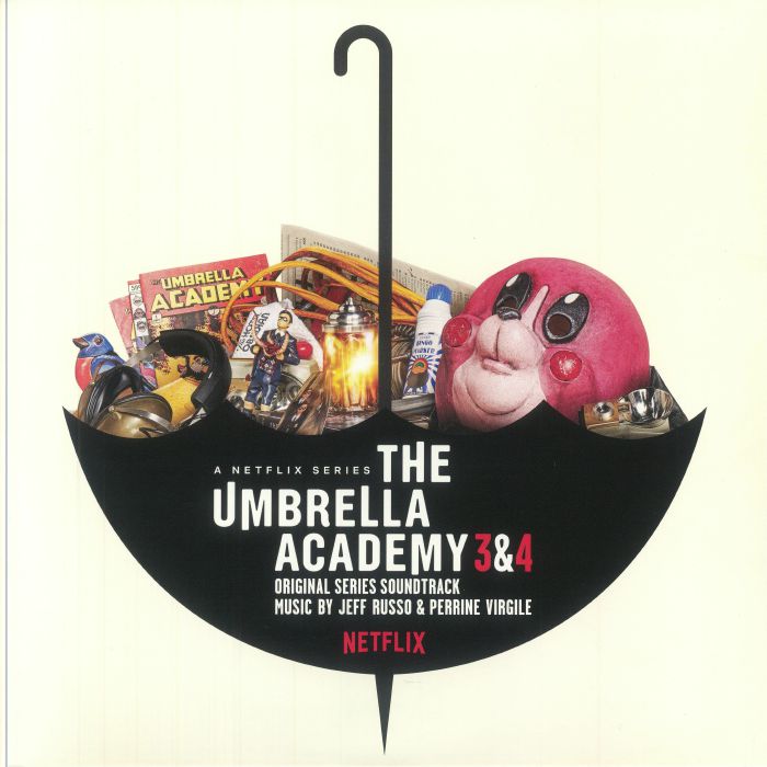 RUSSO, Jeff/PERRINE VIRGILE - Umbrella Academy Seasons 3 & 4 (soundtrack) vinyl sleeve