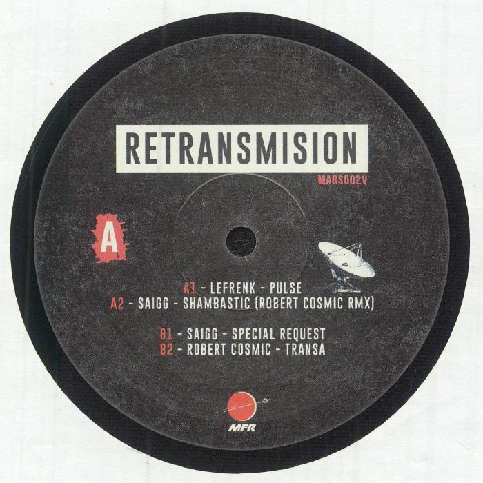 LEFRENK/SAIGG/ROBERT COSMIC - Retransmision vinyl sleeve