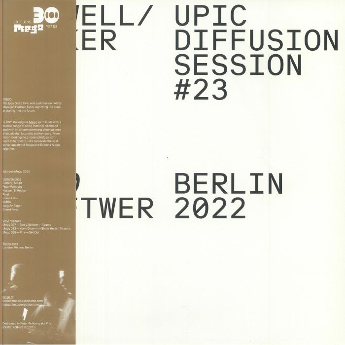 HASWELL/HECKER - UPIC Diffusion Session 23 vinyl sleeve